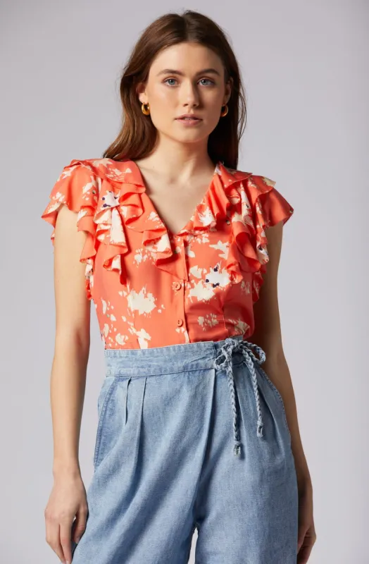Carmella Short Sleeve Top sold by Joie
