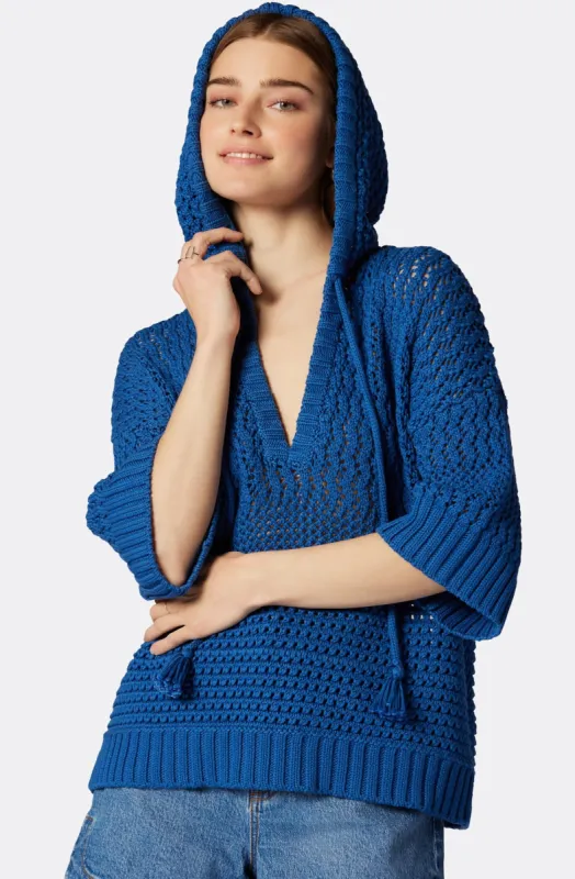 Aurora Cotton Crochet Sweater sold by Joie