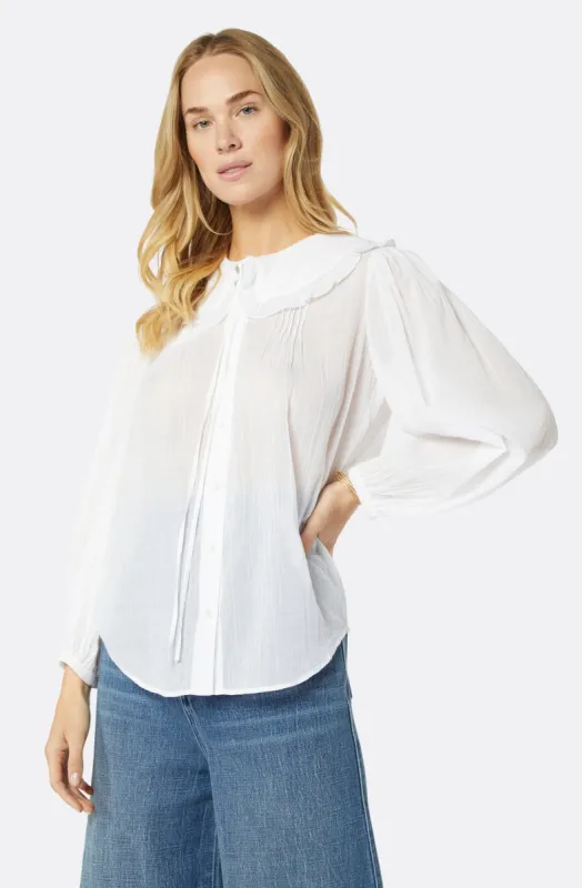 Cordova Long Sleeve Cotton Top sold by Joie