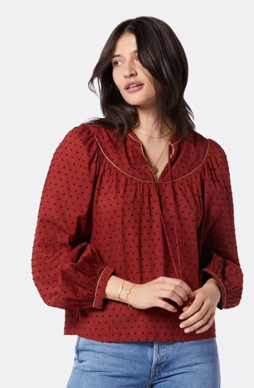 Keena Long Sleeve Cotton Top sold by Joie