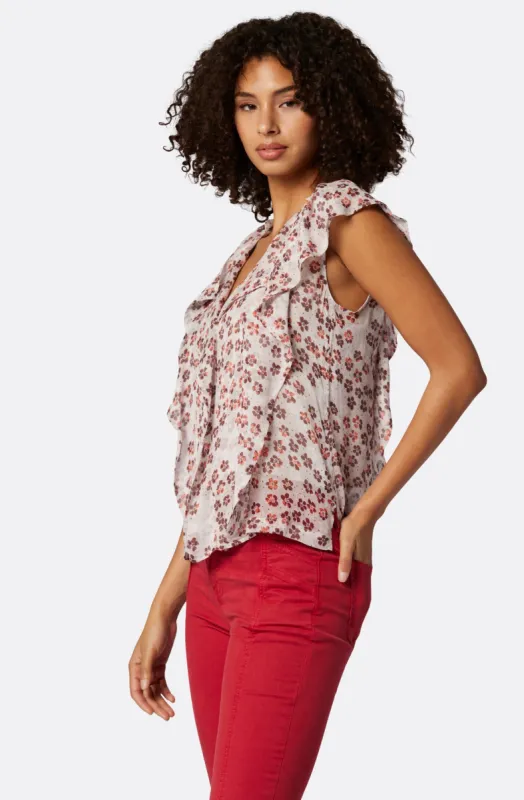 Raquel Sleeveless Silk Top sold by Joie