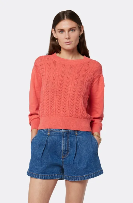 Charlotte Crew Neck Cotton Sweater sold by Joie