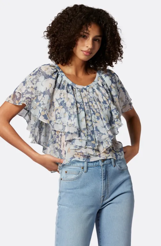 Larisa Short Sleeve Silk Top sold by Joie