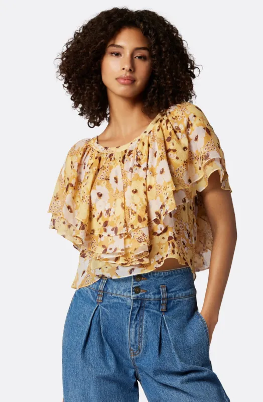 Larisa Short Sleeve Silk Top sold by Joie