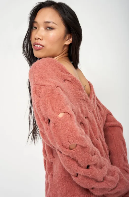 Aaliyah V-Neck Sweater sold by Joie