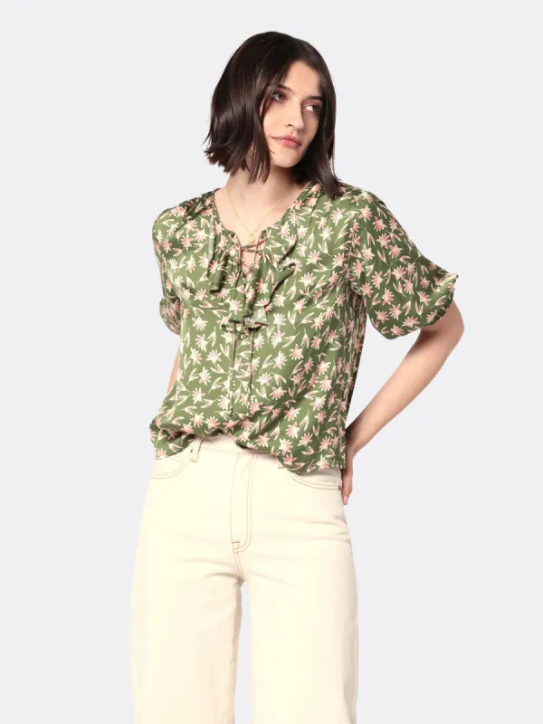 Violet Short Sleeve Top sold by Joie