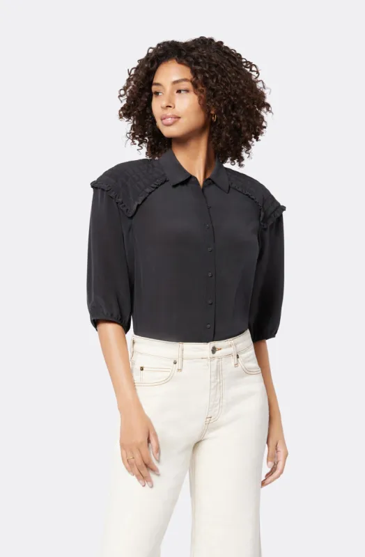 Austin Short Sleeve Silk Top sold by Joie