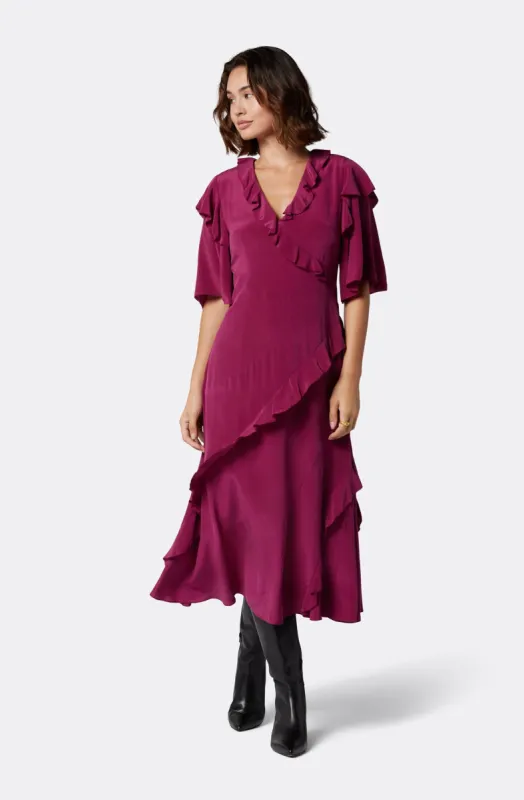 Ambroise Midi Silk Dress sold by Joie