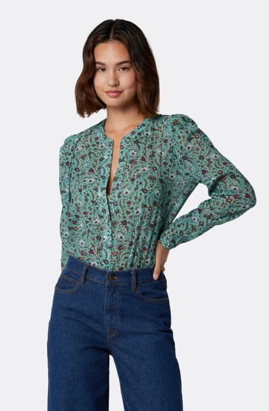 Eldridge Long Sleeve Cotton Top sold by Joie