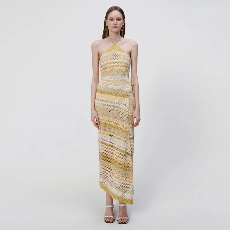 Katarina Macrame Midi Dress sold by Jonathan Simkhai