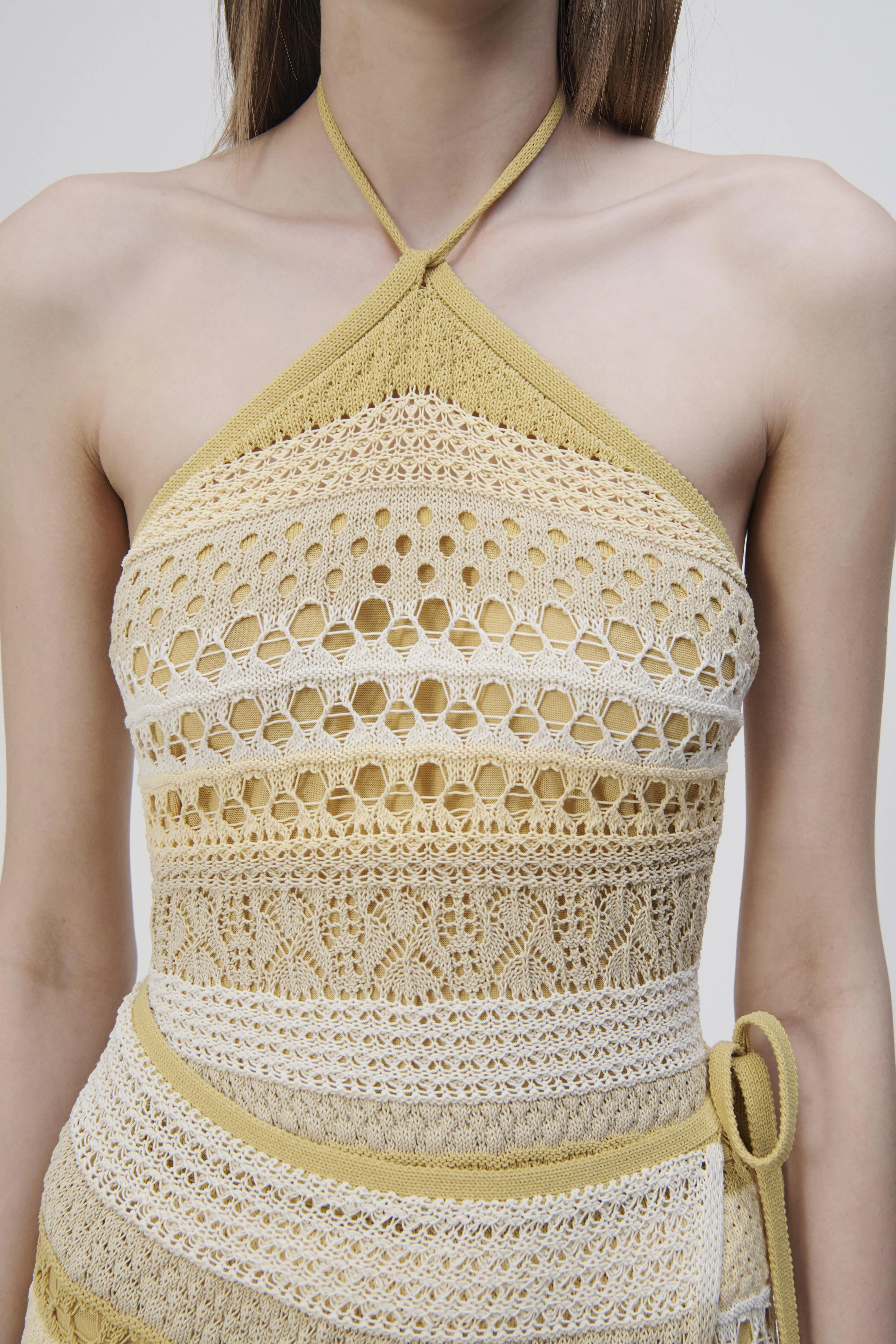 Katarina Macrame Midi Dress sold by Jonathan Simkhai product image thumbnail 3