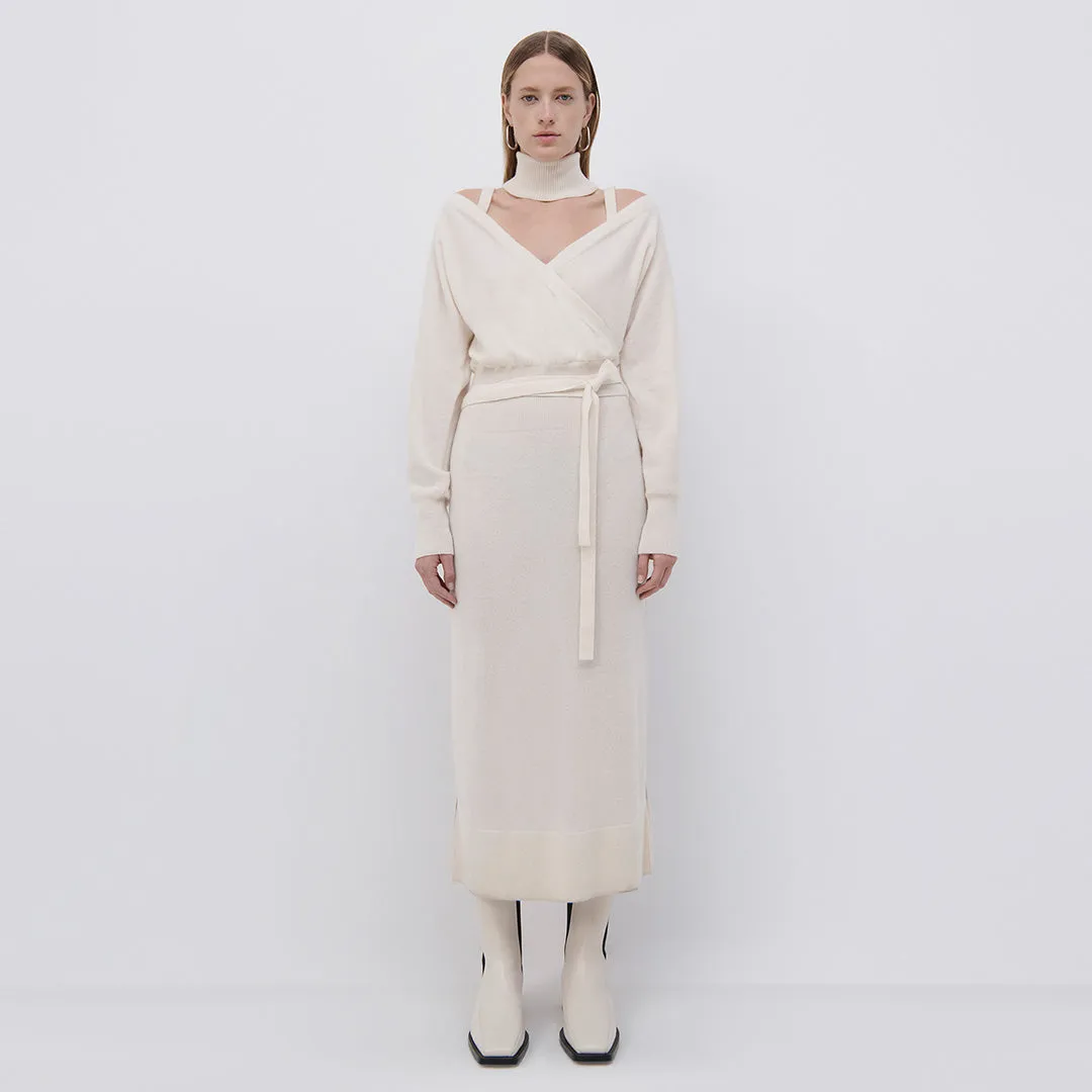Ashtred Recycled Cashmere Midi Dress sold by Jonathan Simkhai
