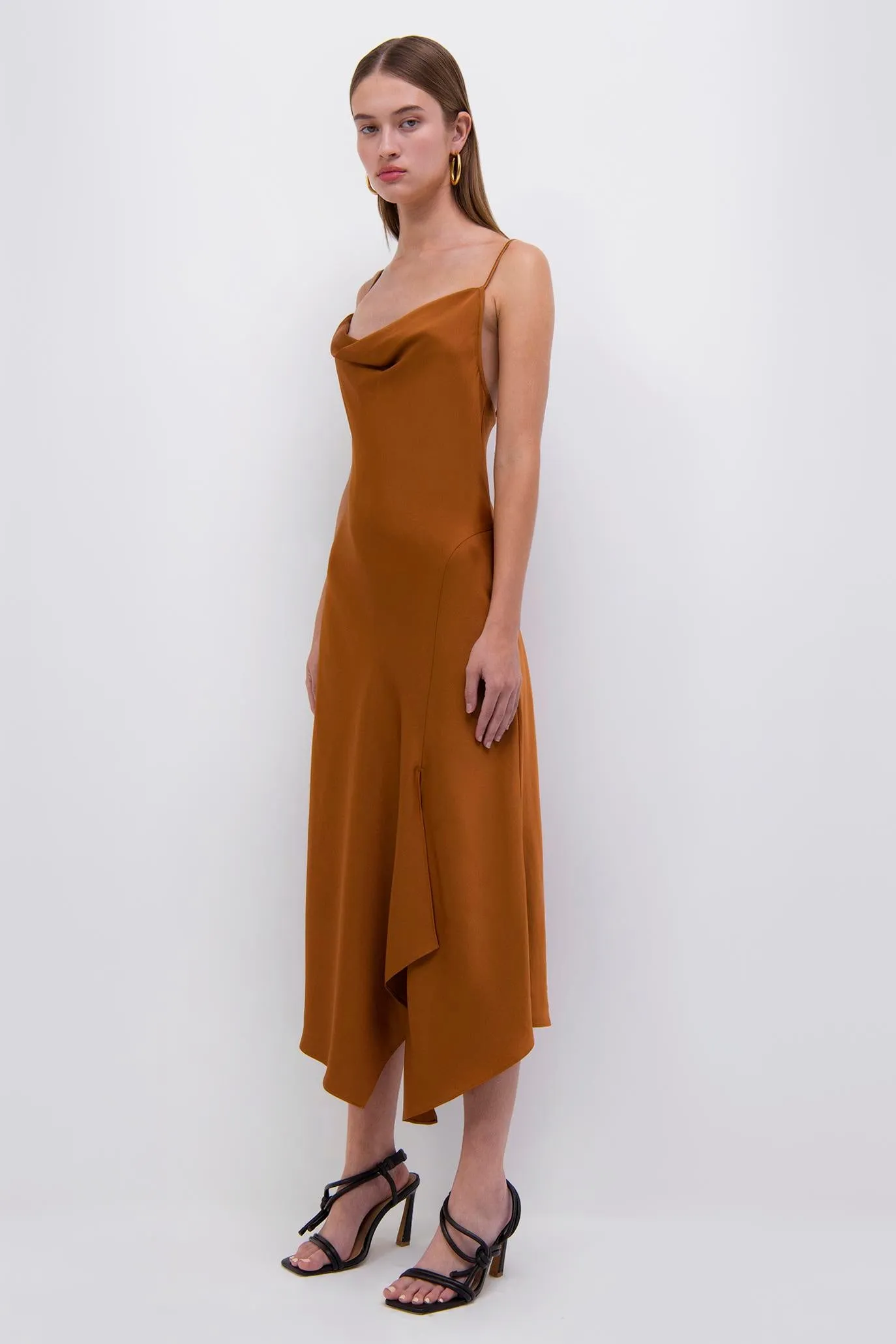 Nellie Satin Slip Dress sold by Jonathan Simkhai product image thumbnail 5
