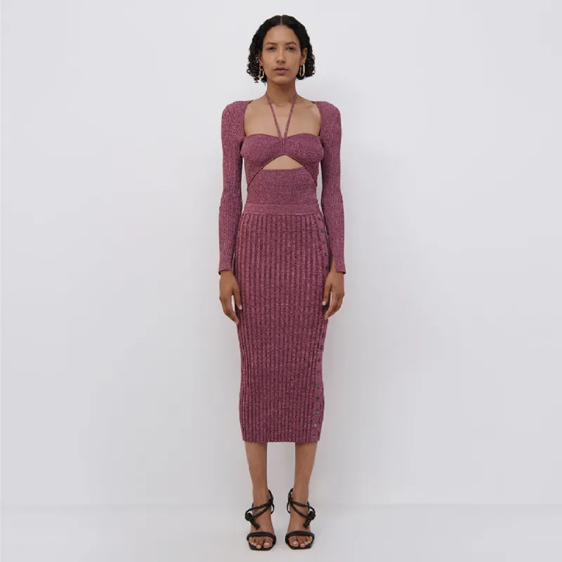 Ashton Marled Midi Skirt sold by Jonathan Simkhai
