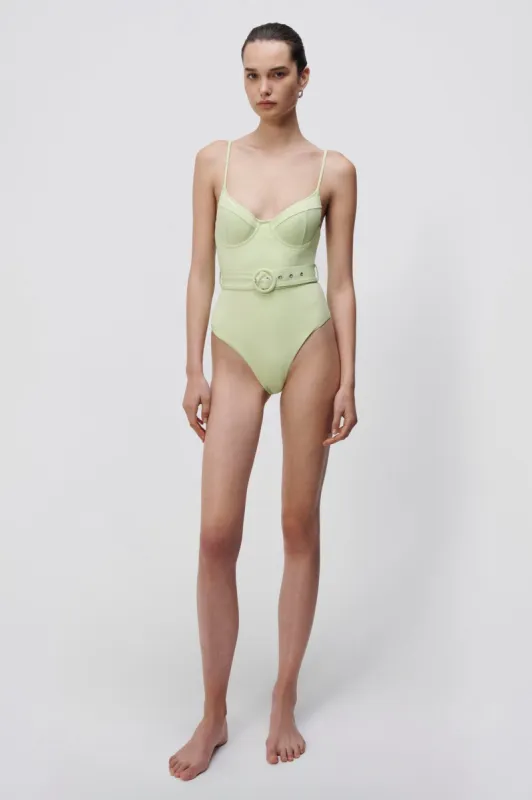 Noa Belted Swim One Piece sold by Jonathan Simkhai