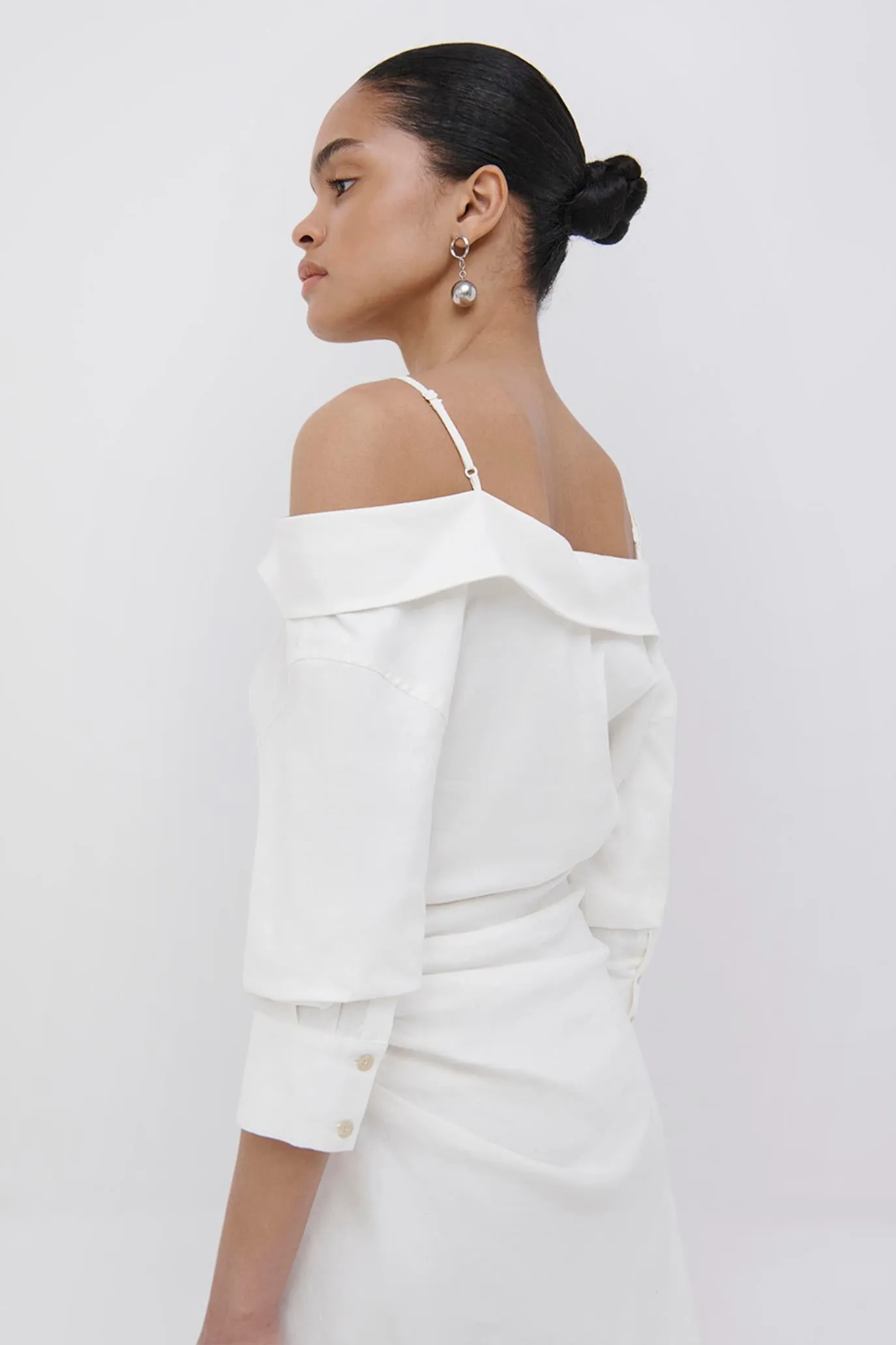 Monrow Mini Shirt Dress sold by Jonathan Simkhai product image thumbnail 5