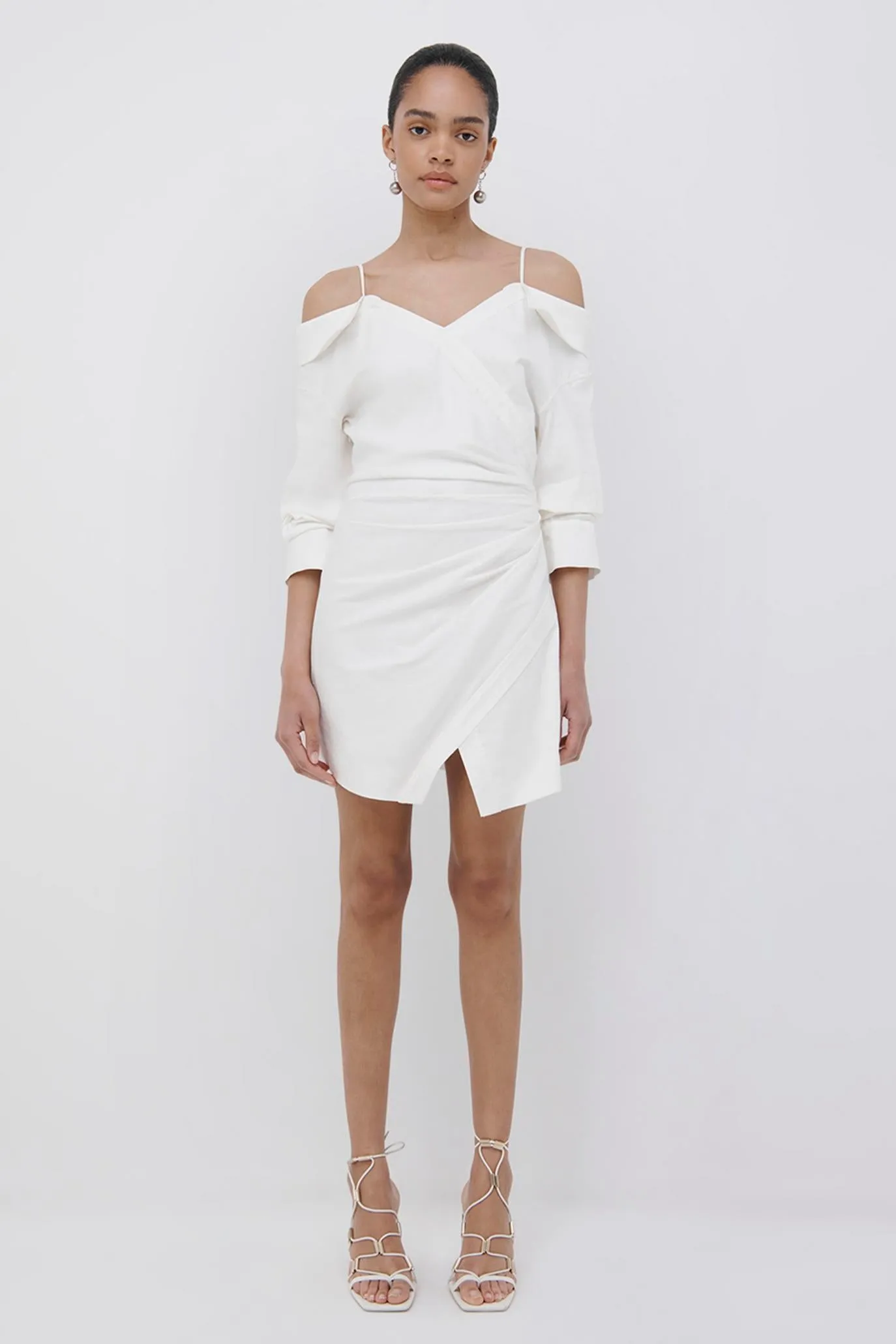 Monrow Mini Shirt Dress sold by Jonathan Simkhai product image thumbnail 4