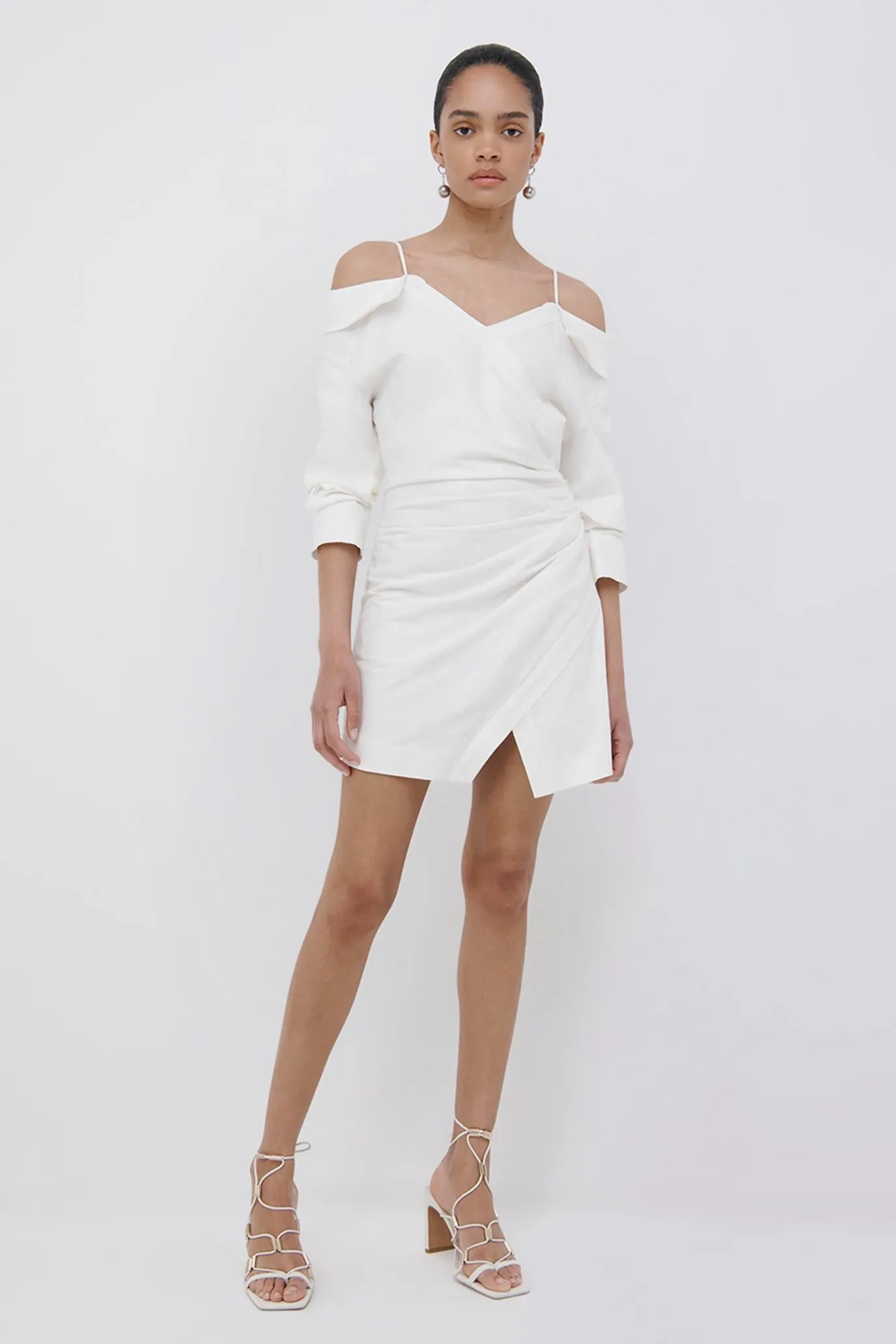 Monrow Mini Shirt Dress sold by Jonathan Simkhai product image thumbnail 2
