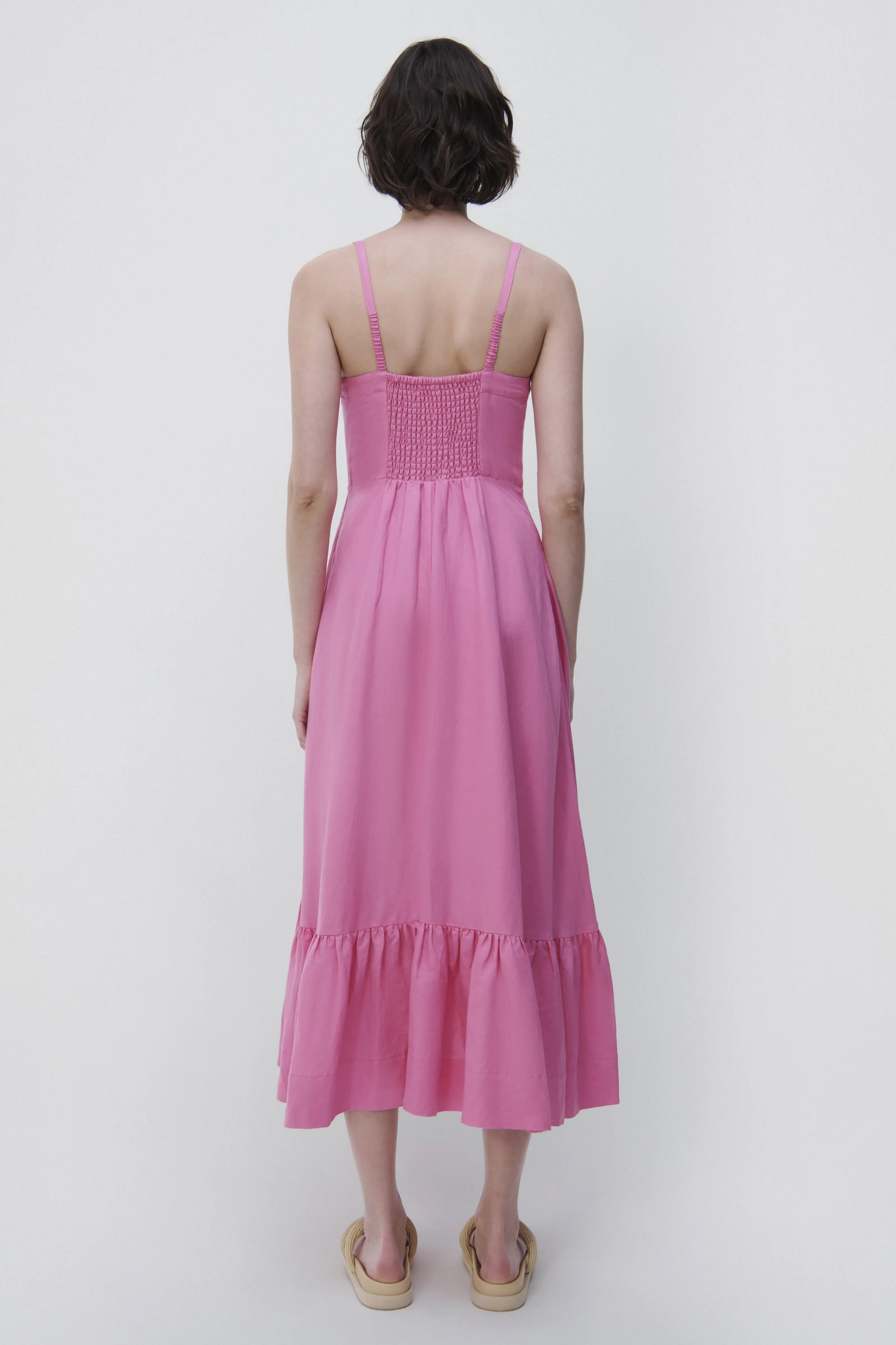 Kitzia Linen Coverup Dress sold by Jonathan Simkhai product image thumbnail 5