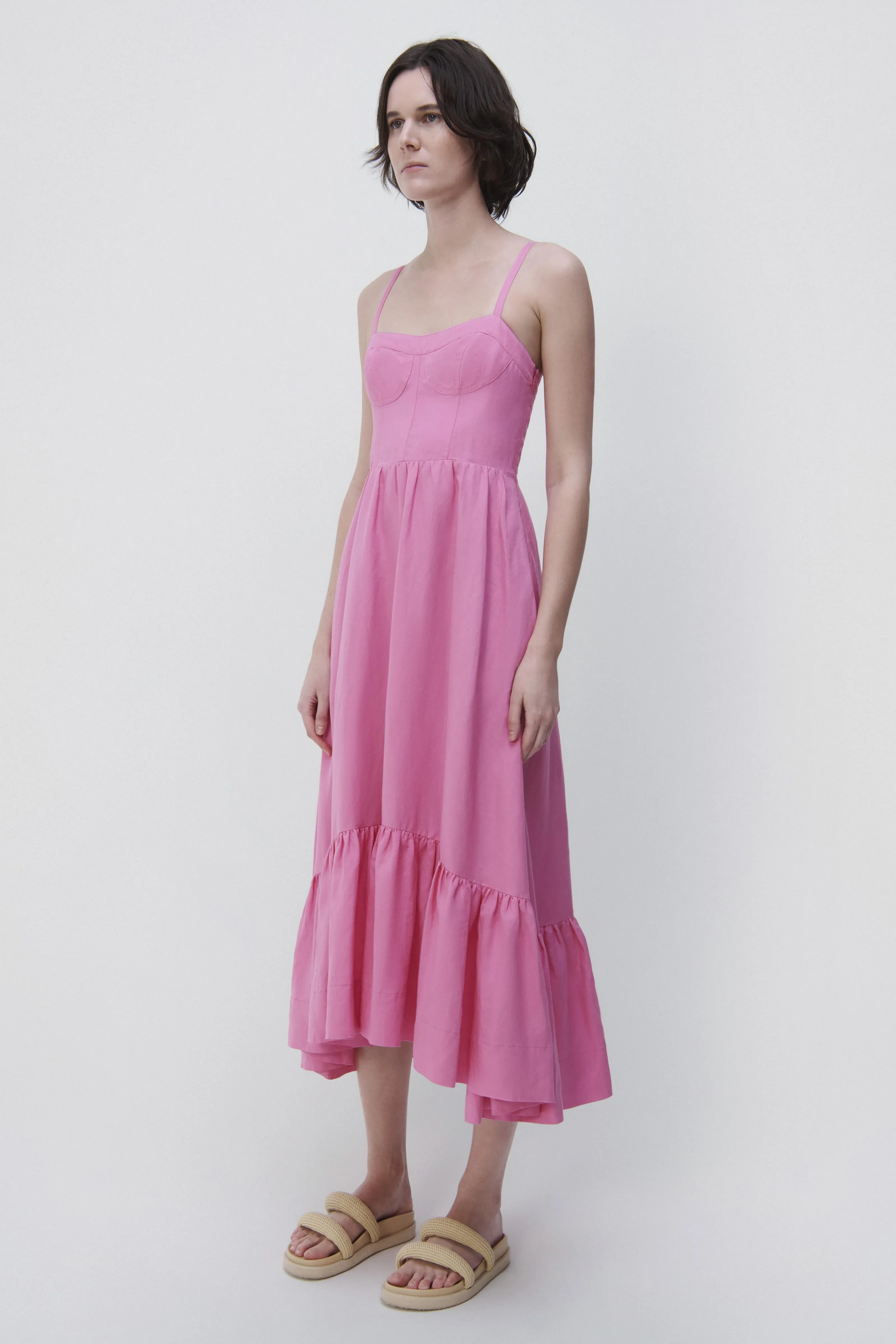 Kitzia Linen Coverup Dress sold by Jonathan Simkhai product image thumbnail 4