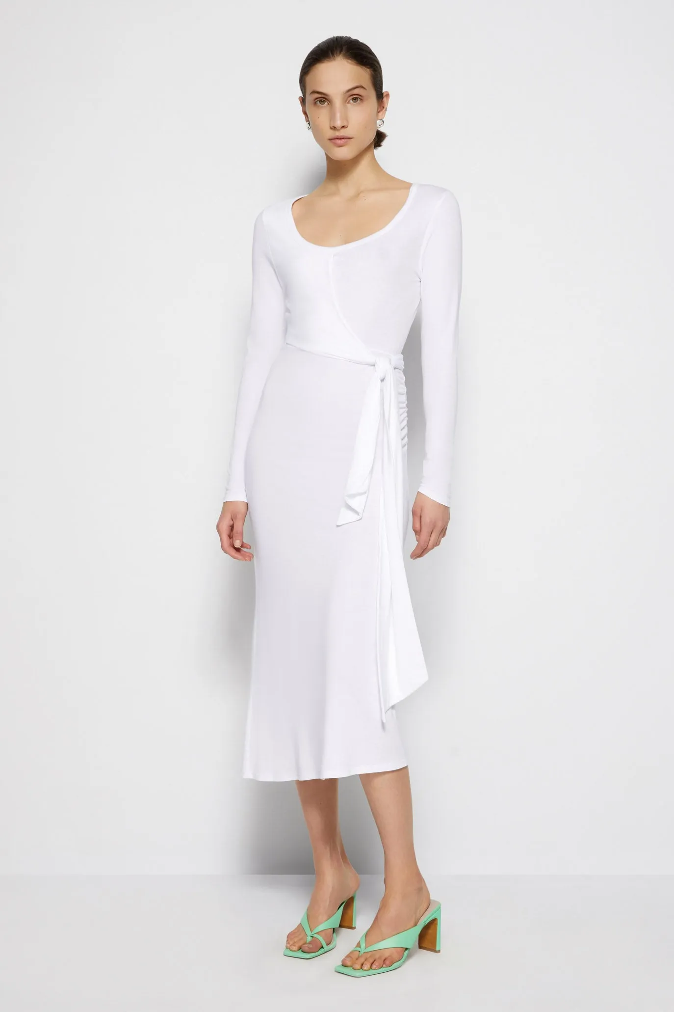 Willow Organic Midi Dress sold by Jonathan Simkhai product image thumbnail 3