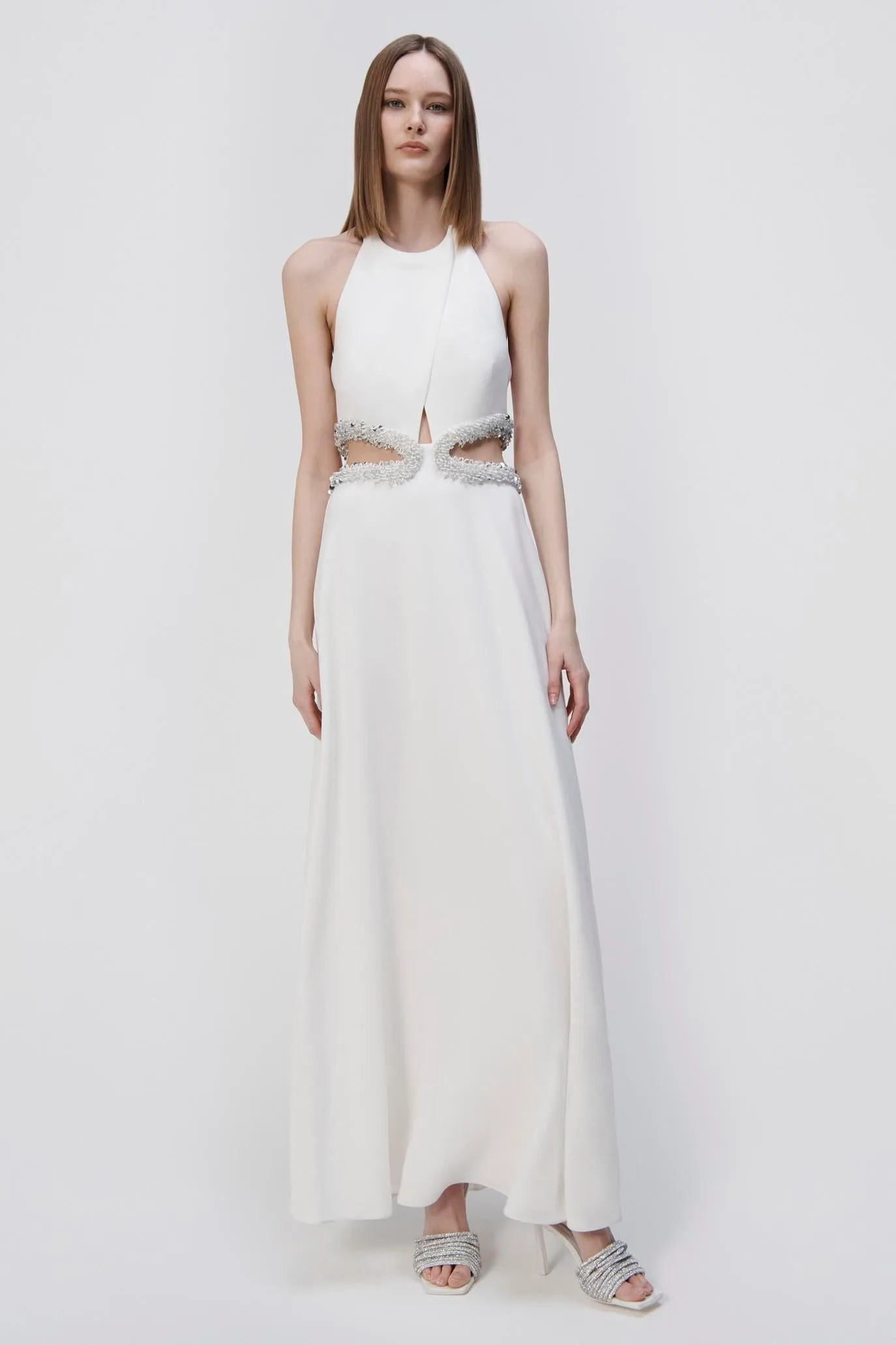 Sandi Embelished Halter Gown sold by Jonathan Simkhai product image thumbnail 4