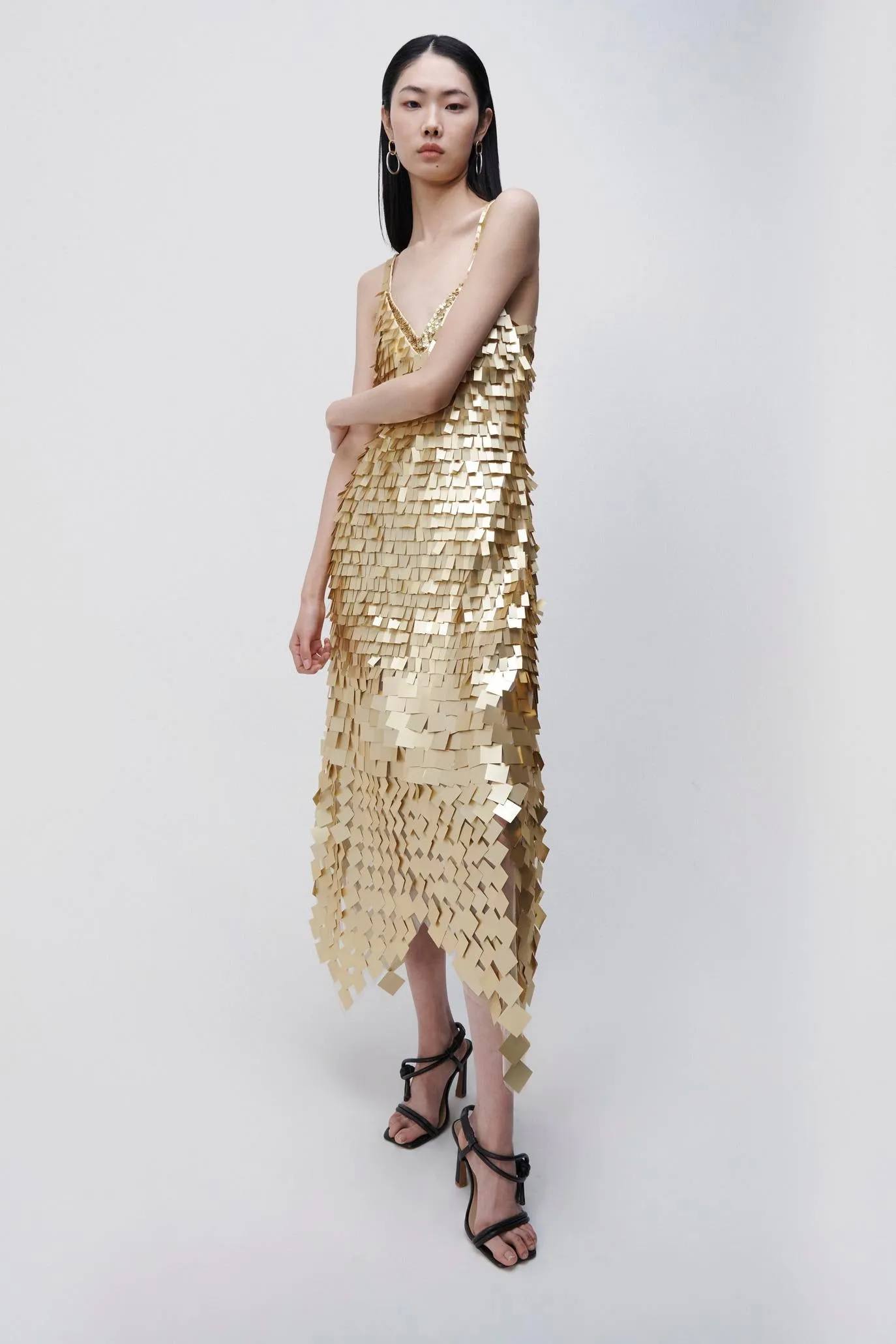 Indra Sequin Midi Dress sold by Jonathan Simkhai product image thumbnail 2