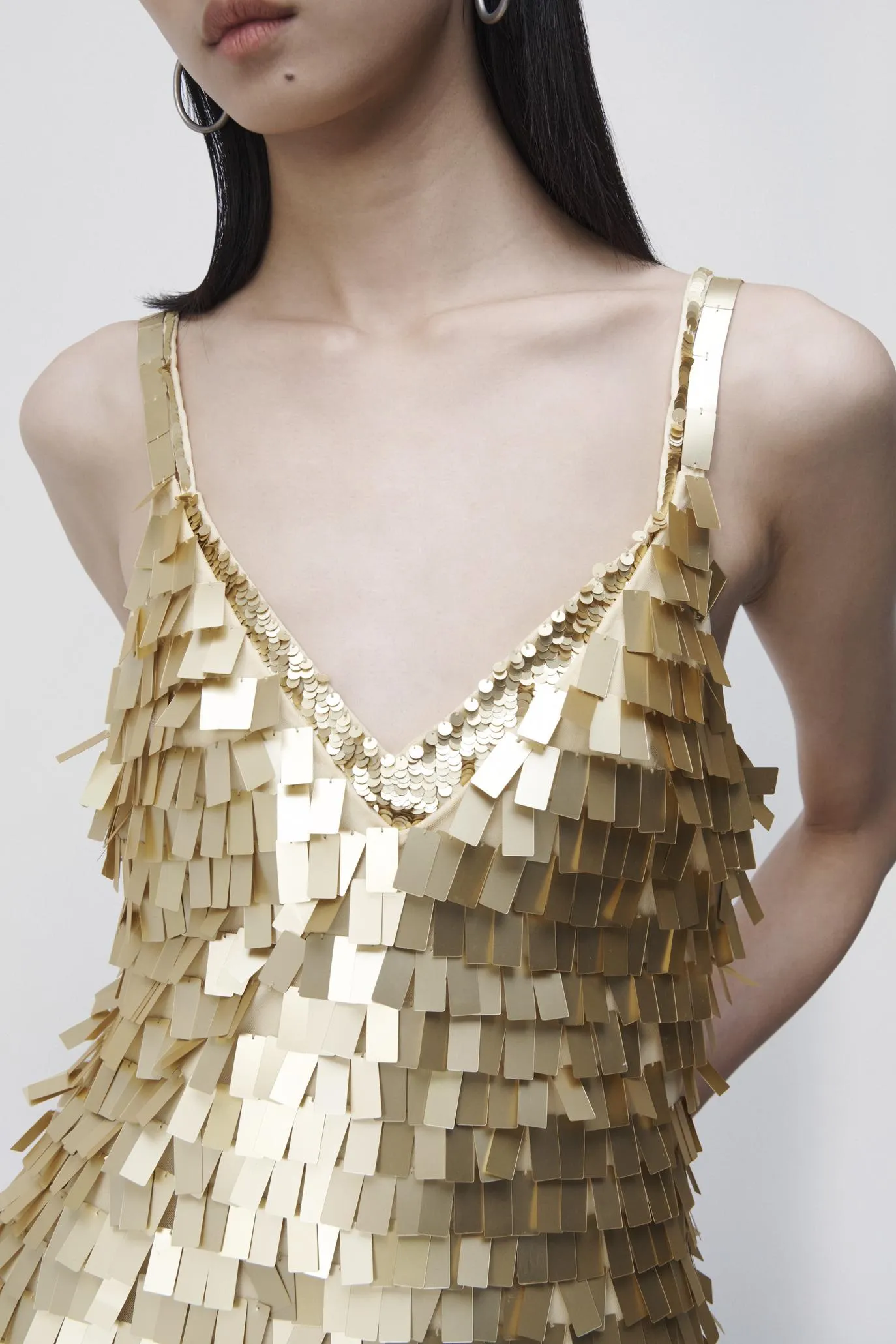 Indra Sequin Midi Dress sold by Jonathan Simkhai product image thumbnail 3