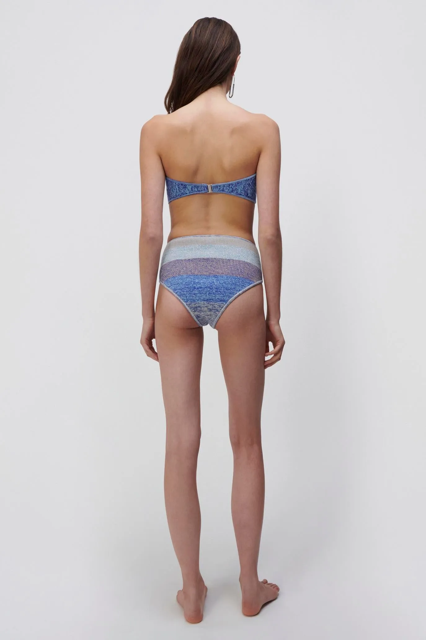 Ginger Space Dye Swim Bottom sold by Jonathan Simkhai product image thumbnail 4