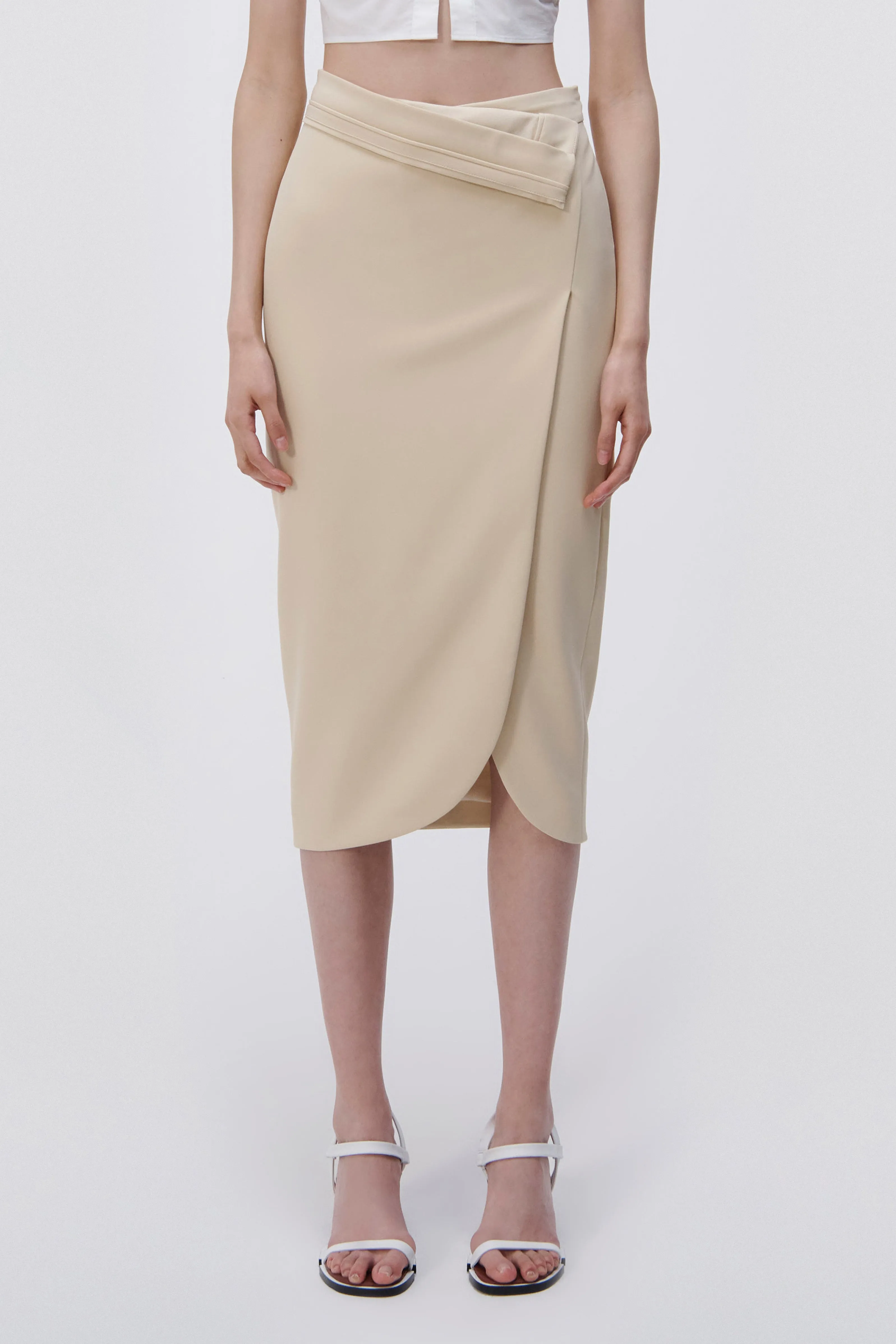 Vienna Midi Skirt sold by Jonathan Simkhai product image thumbnail 3