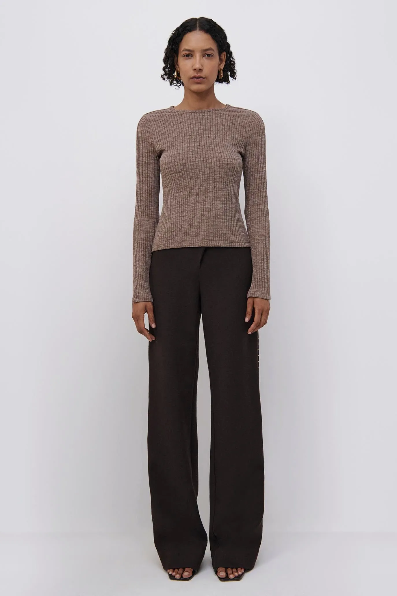 Tobie Melange Cut Out Top sold by Jonathan Simkhai product image thumbnail 5