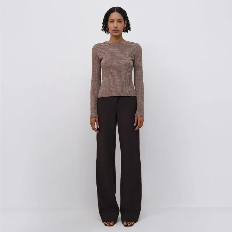 Tobie Melange Cut Out Top made by Jonathan Simkhai