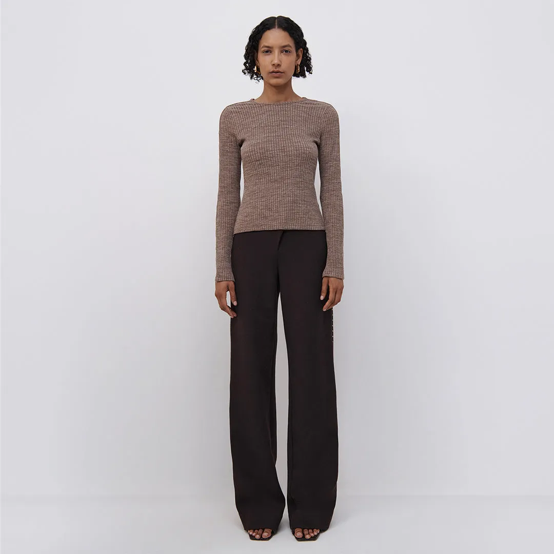 Tobie Melange Cut Out Top sold by Jonathan Simkhai