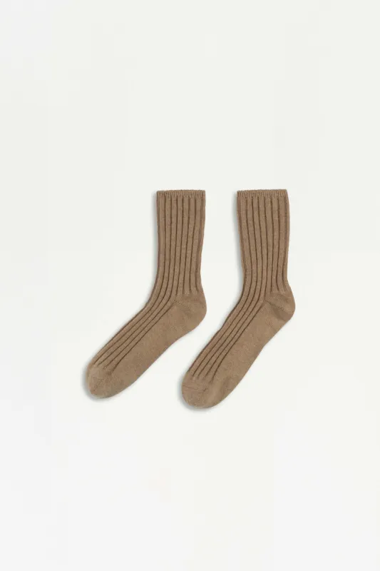 Cashmere Ribbed Socks sold by Jonathan Simkhai