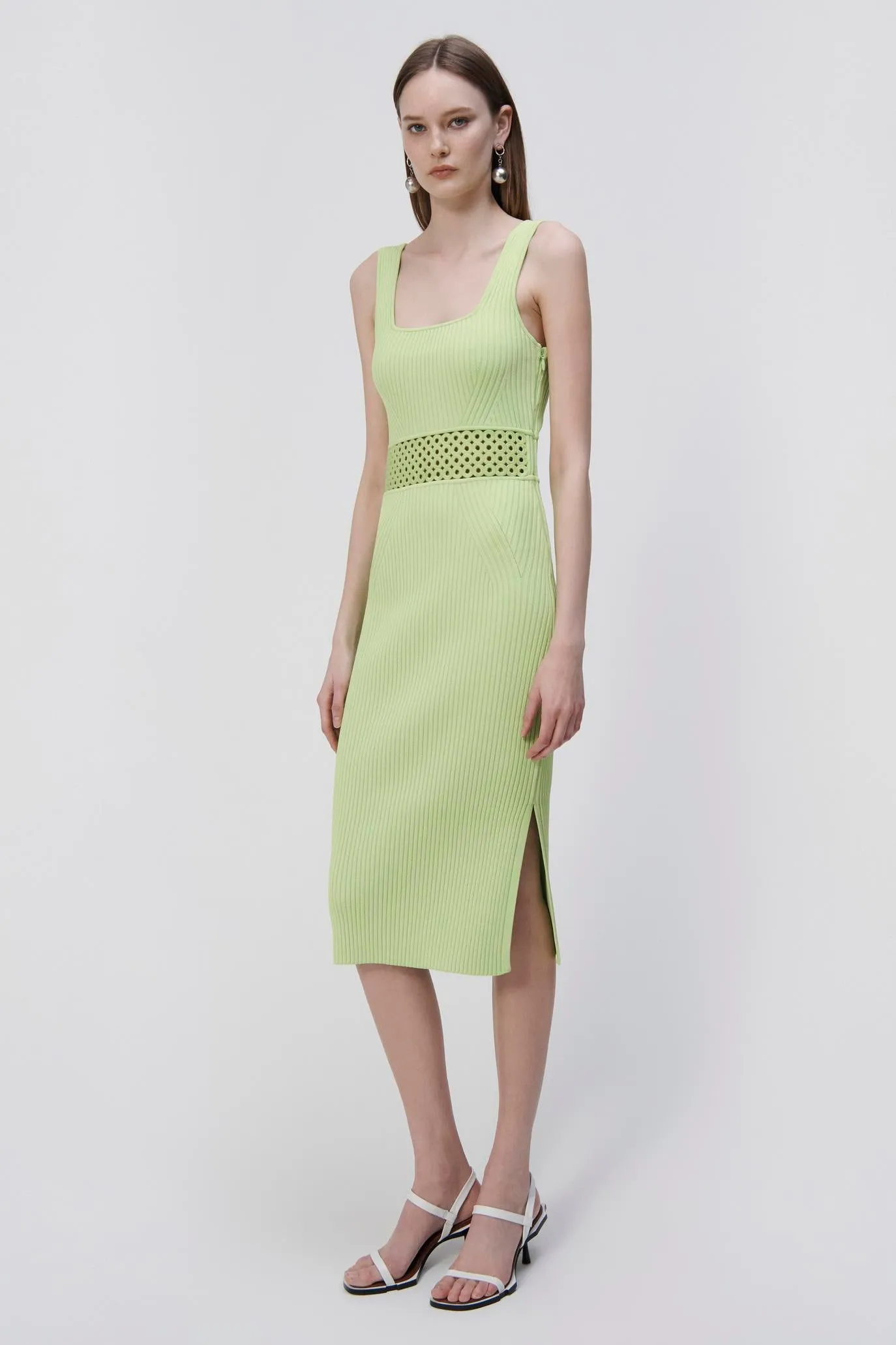 Loren Crochet Ring Midi Dress sold by Jonathan Simkhai product image thumbnail 5