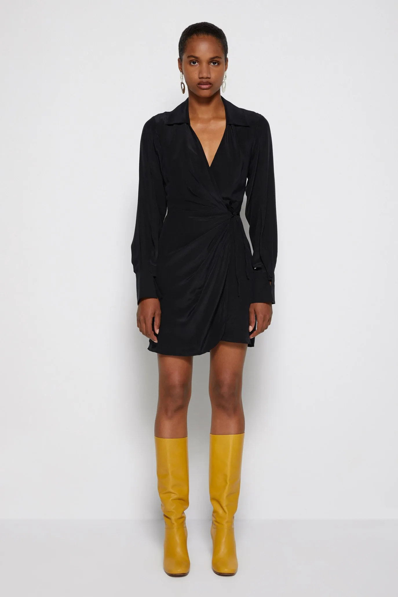 Destiny Essential Wrap Dress sold by Jonathan Simkhai