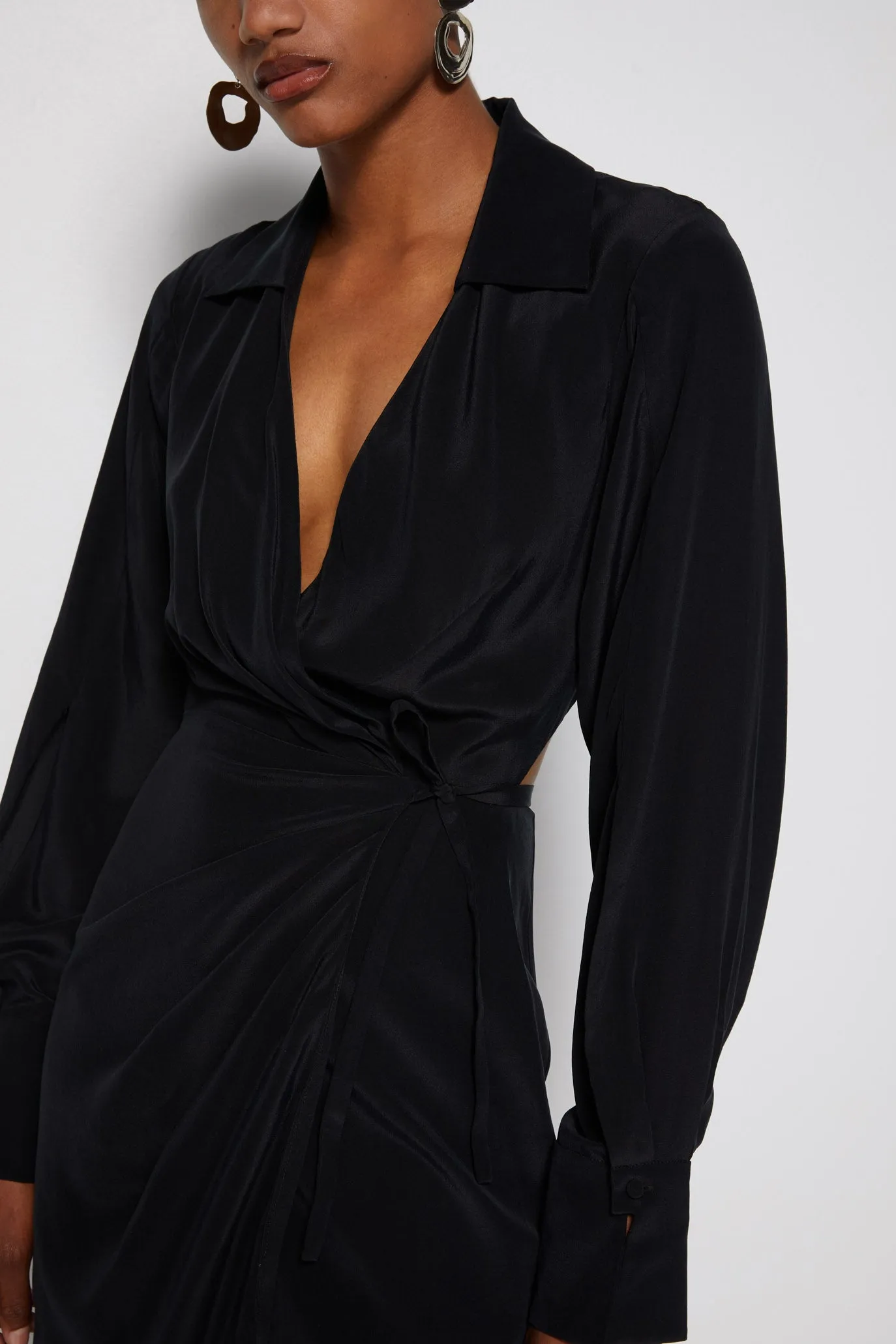 Destiny Essential Wrap Dress sold by Jonathan Simkhai product image thumbnail 3