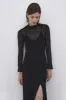 Hayley Seersucker Midi Dress sold by Jonathan Simkhai