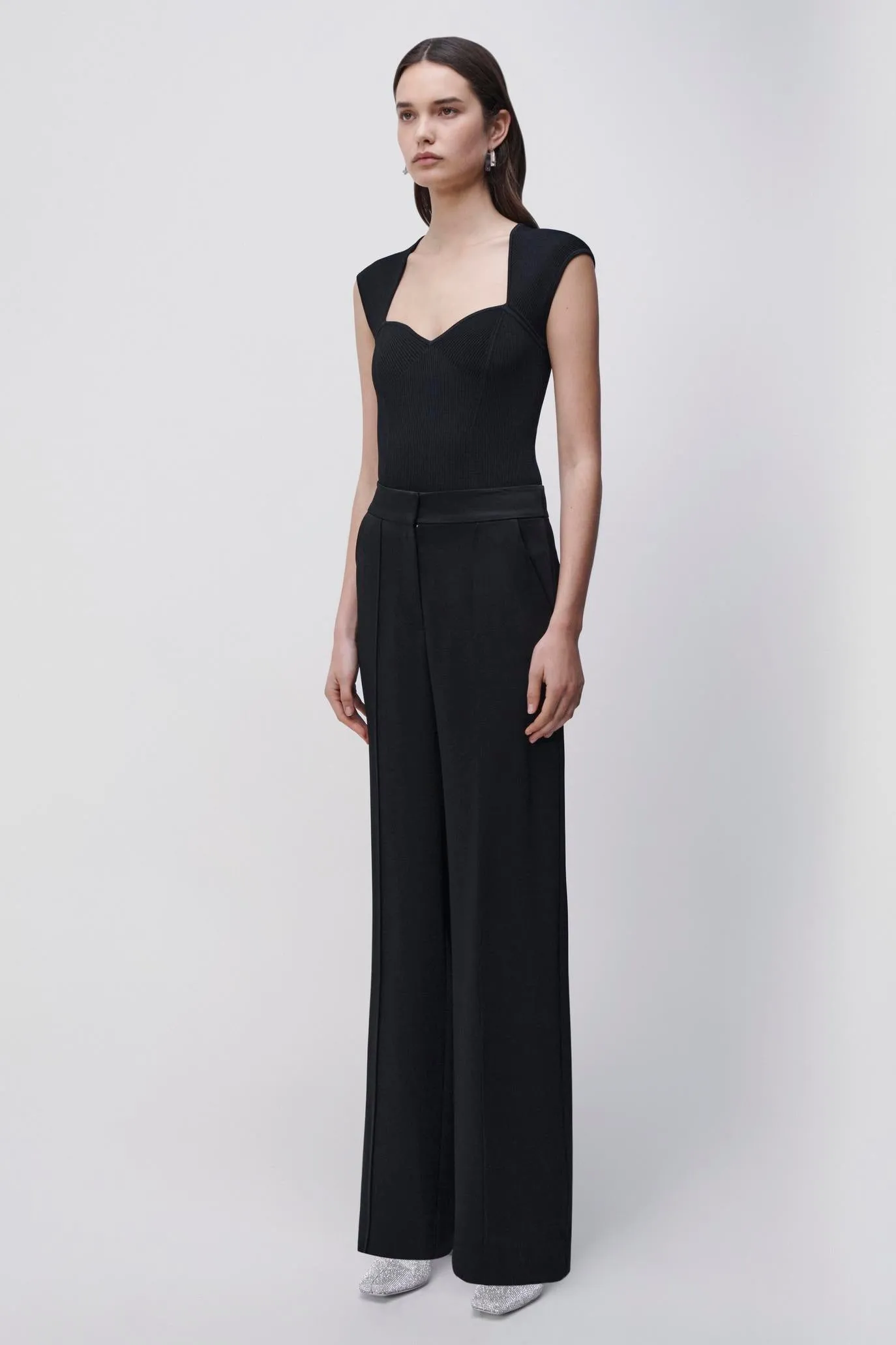 Kyra Wide Leg Pant sold by Jonathan Simkhai product image thumbnail 5