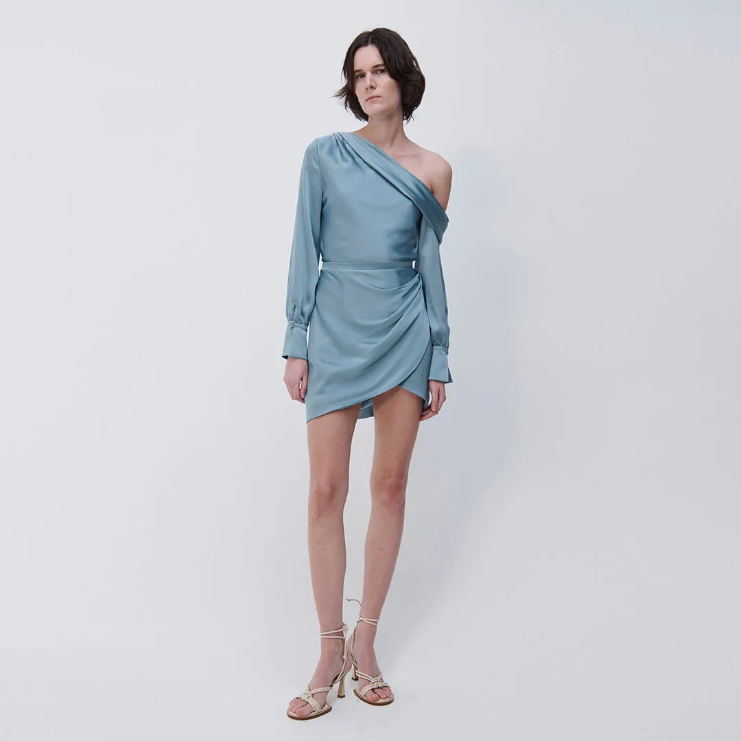 Cameron Satin Mini Dress sold by Jonathan Simkhai