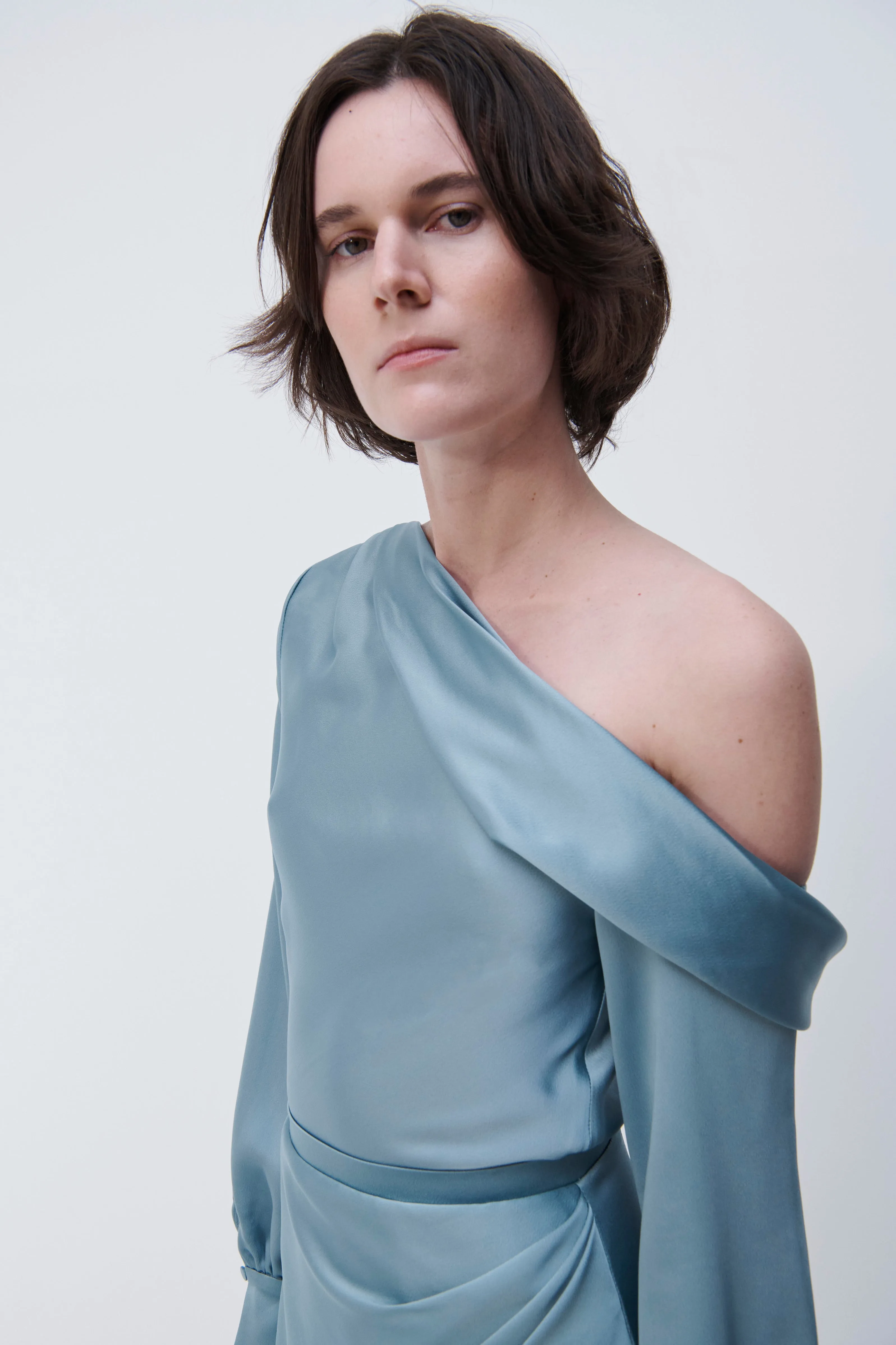 Cameron Satin Mini Dress sold by Jonathan Simkhai product image thumbnail 3