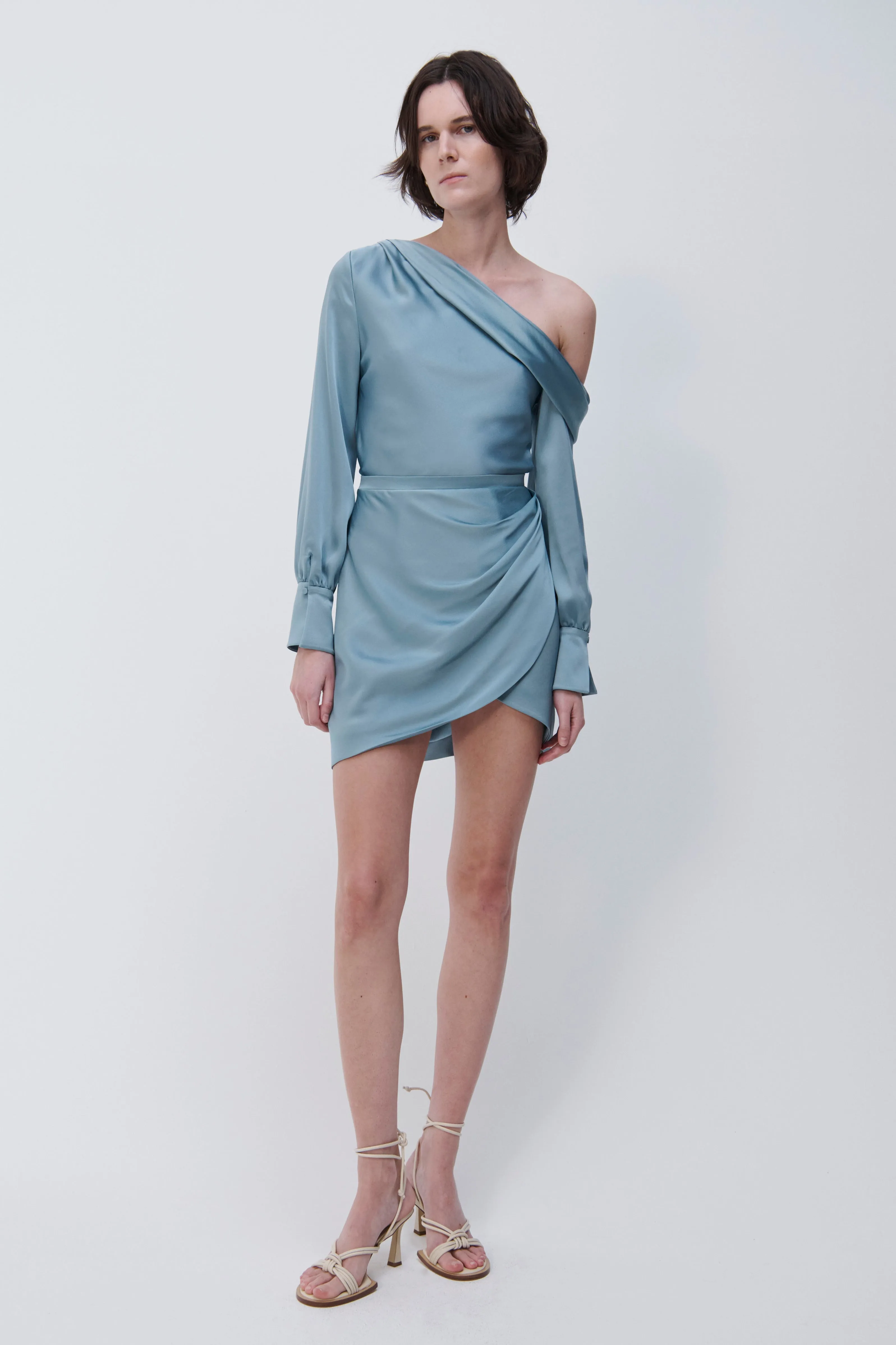 Cameron Satin Mini Dress sold by Jonathan Simkhai product image thumbnail 2