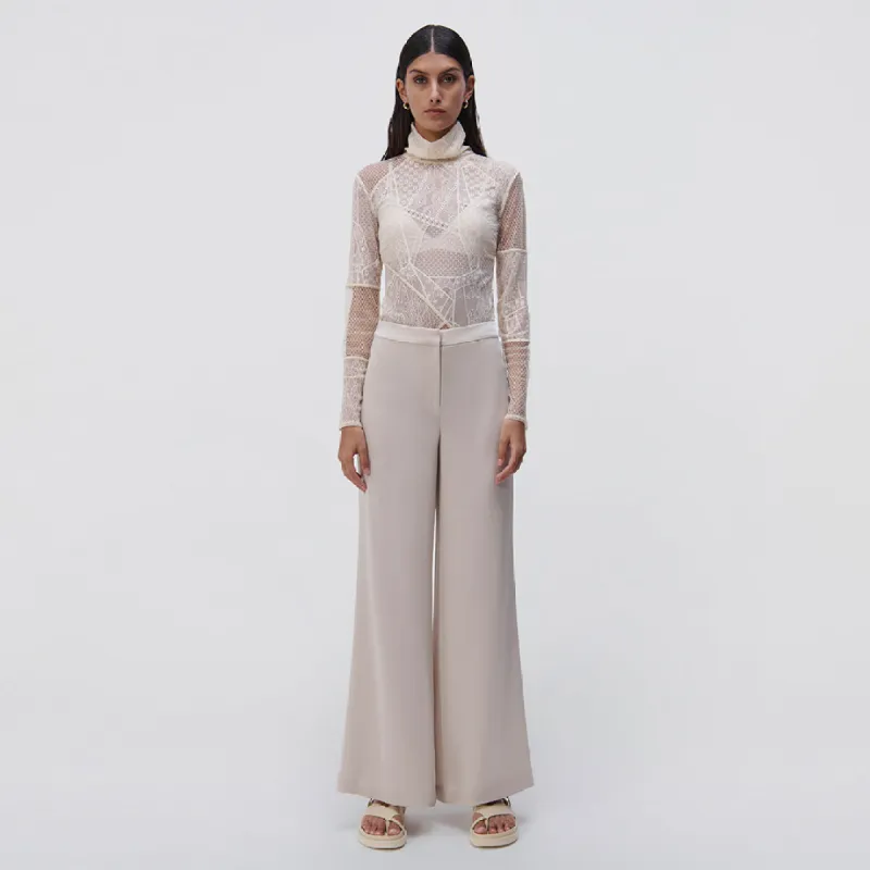 Schulyer Patchwork Lace Top made by Jonathan Simkhai