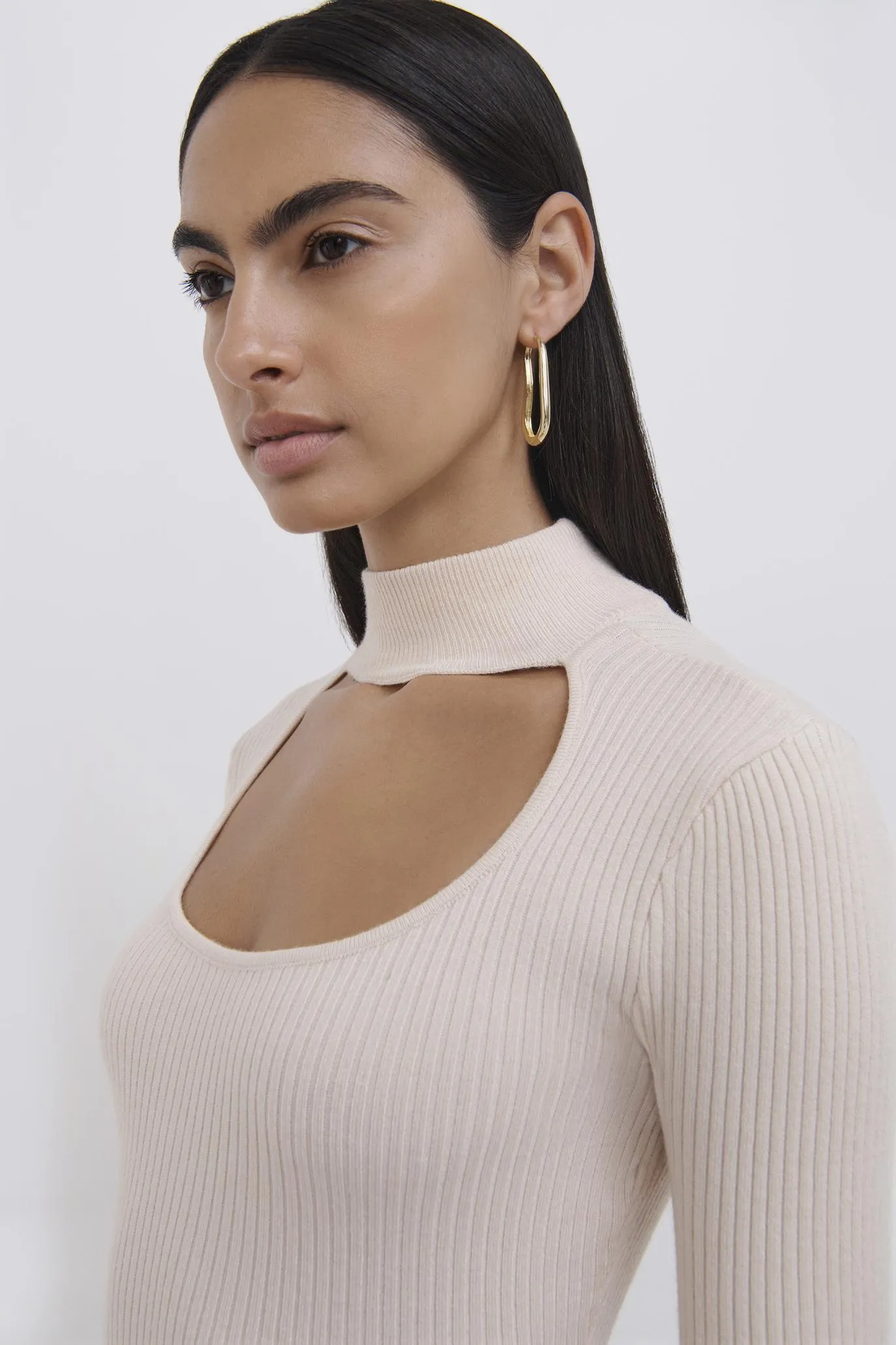 Kenny Recycled Rib Midi Dress sold by Jonathan Simkhai product image thumbnail 3
