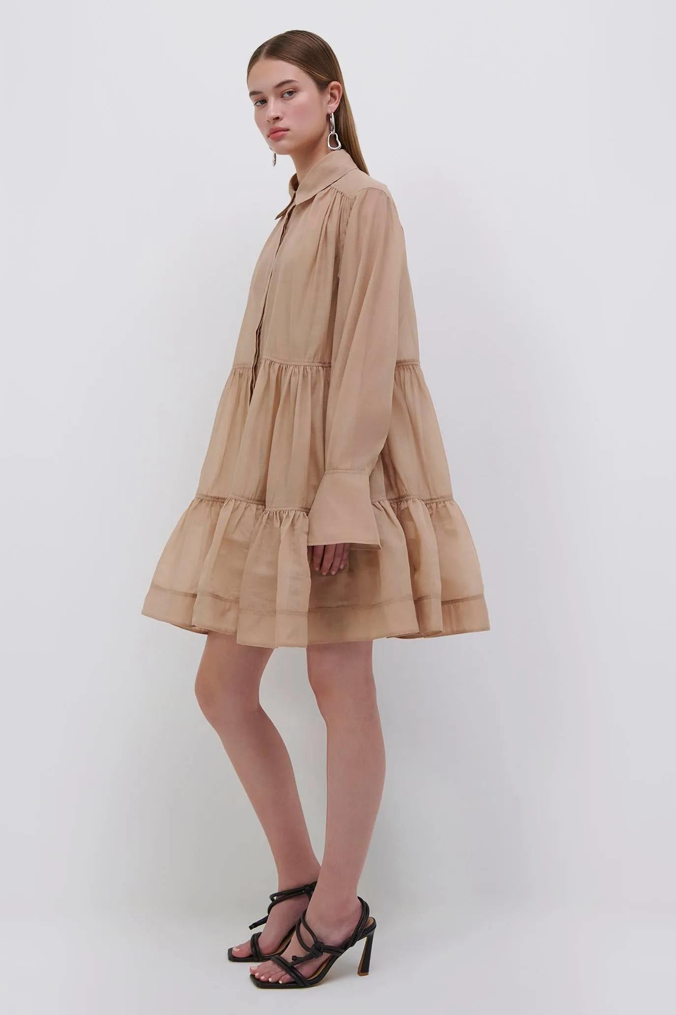 Savani Mini Shirt Dress sold by Jonathan Simkhai product image thumbnail 5