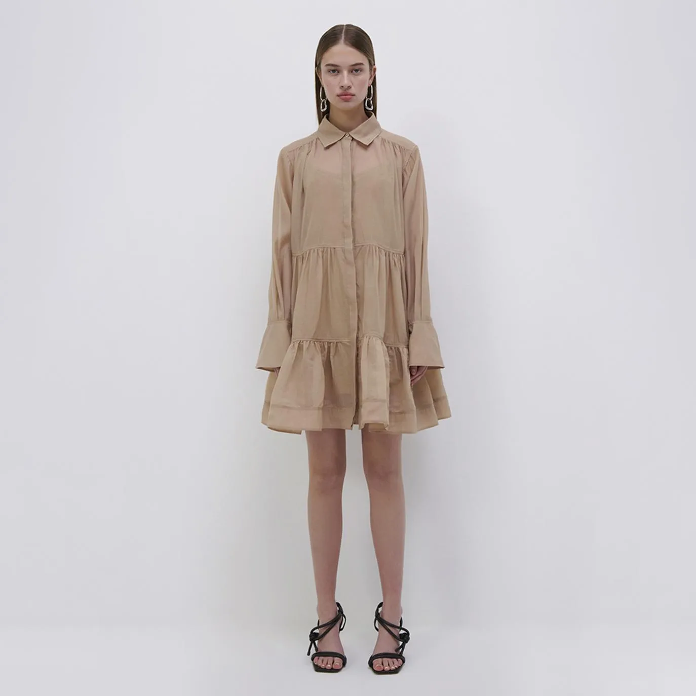 Savani Mini Shirt Dress sold by Jonathan Simkhai