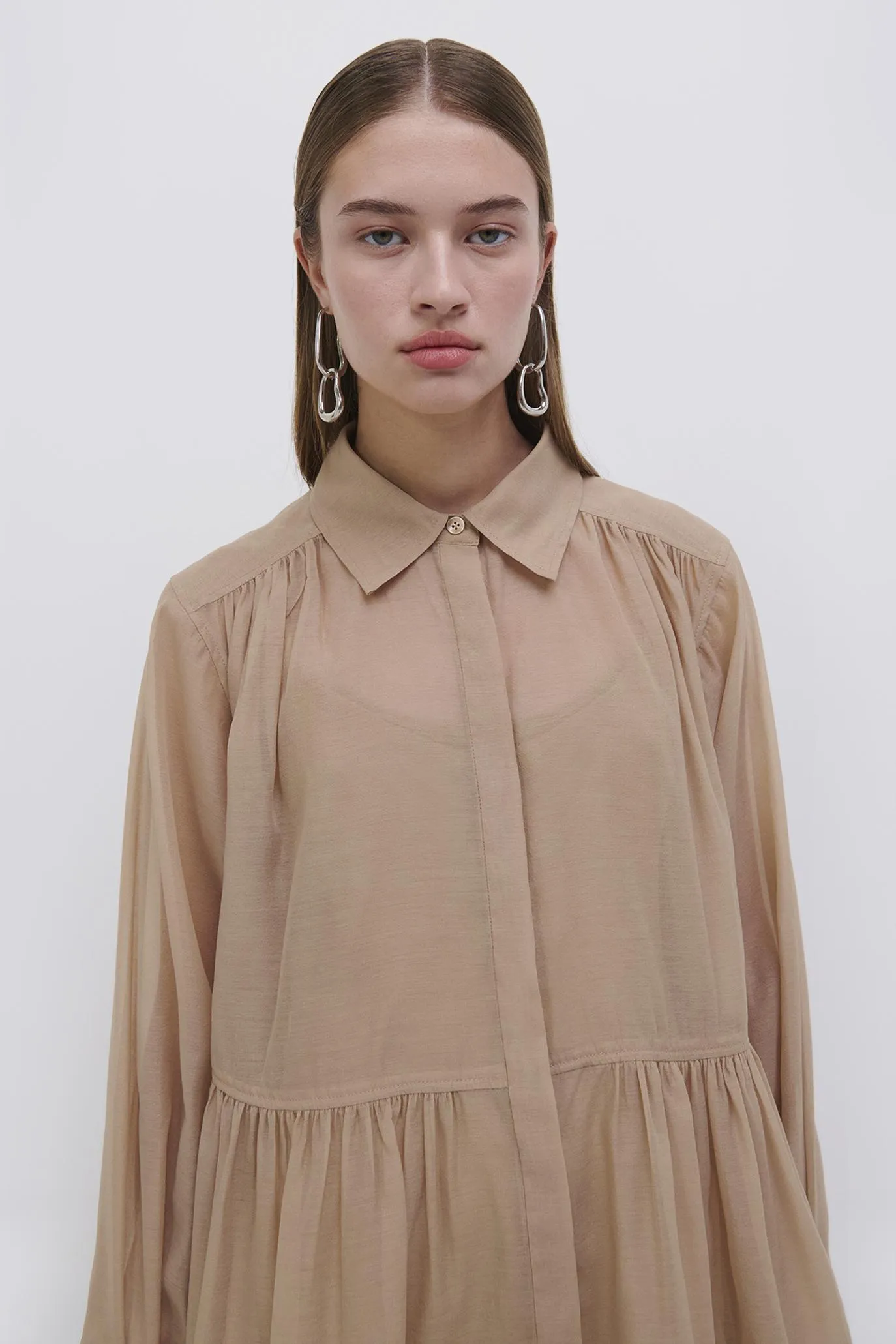 Savani Mini Shirt Dress sold by Jonathan Simkhai product image thumbnail 3