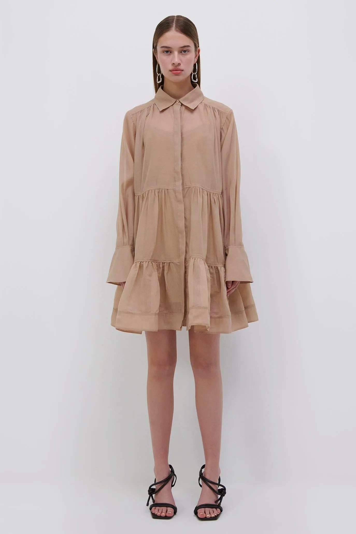 Savani Mini Shirt Dress sold by Jonathan Simkhai product image thumbnail 4