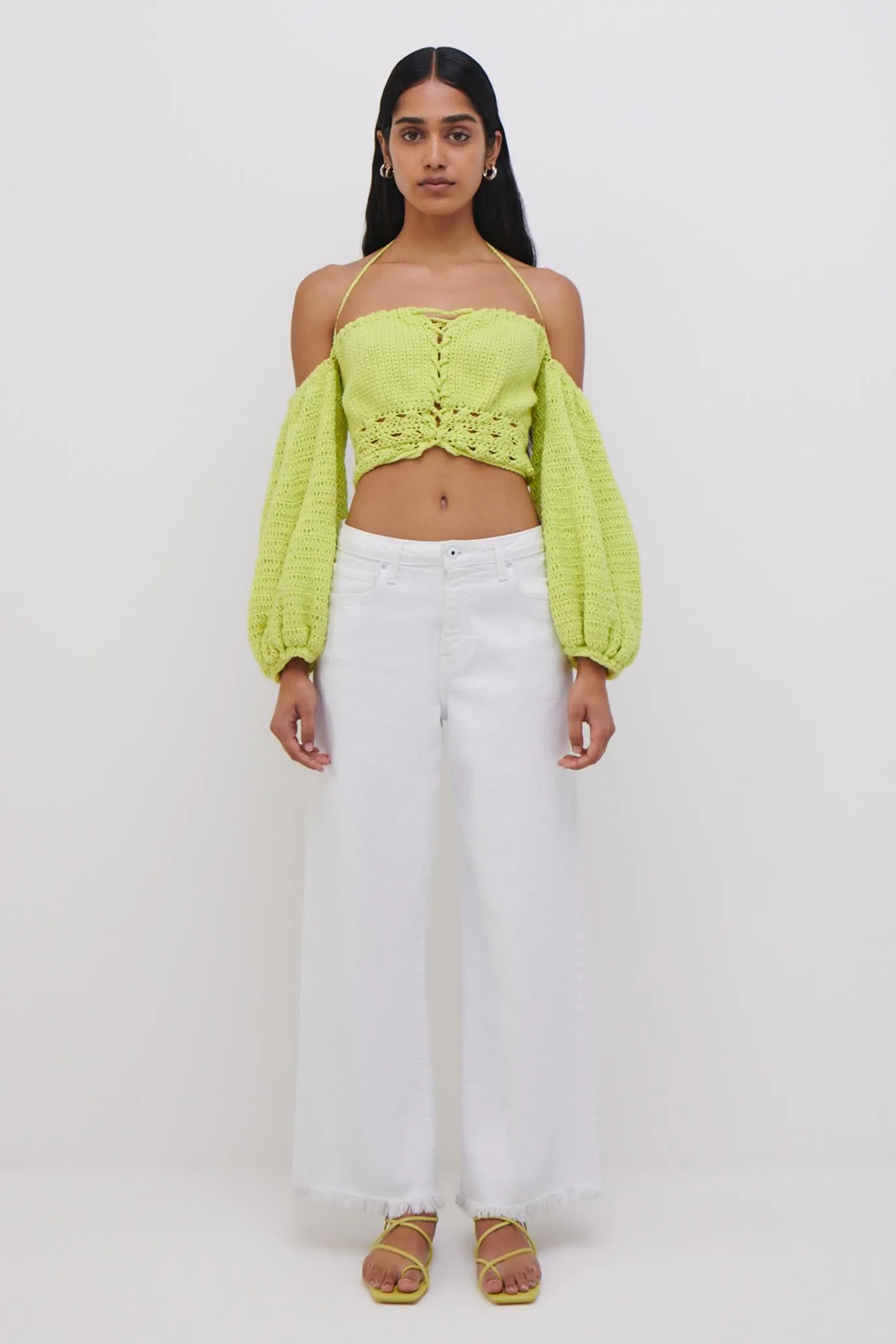 JS x Elexiay Crochet Top sold by Jonathan Simkhai product image thumbnail 3