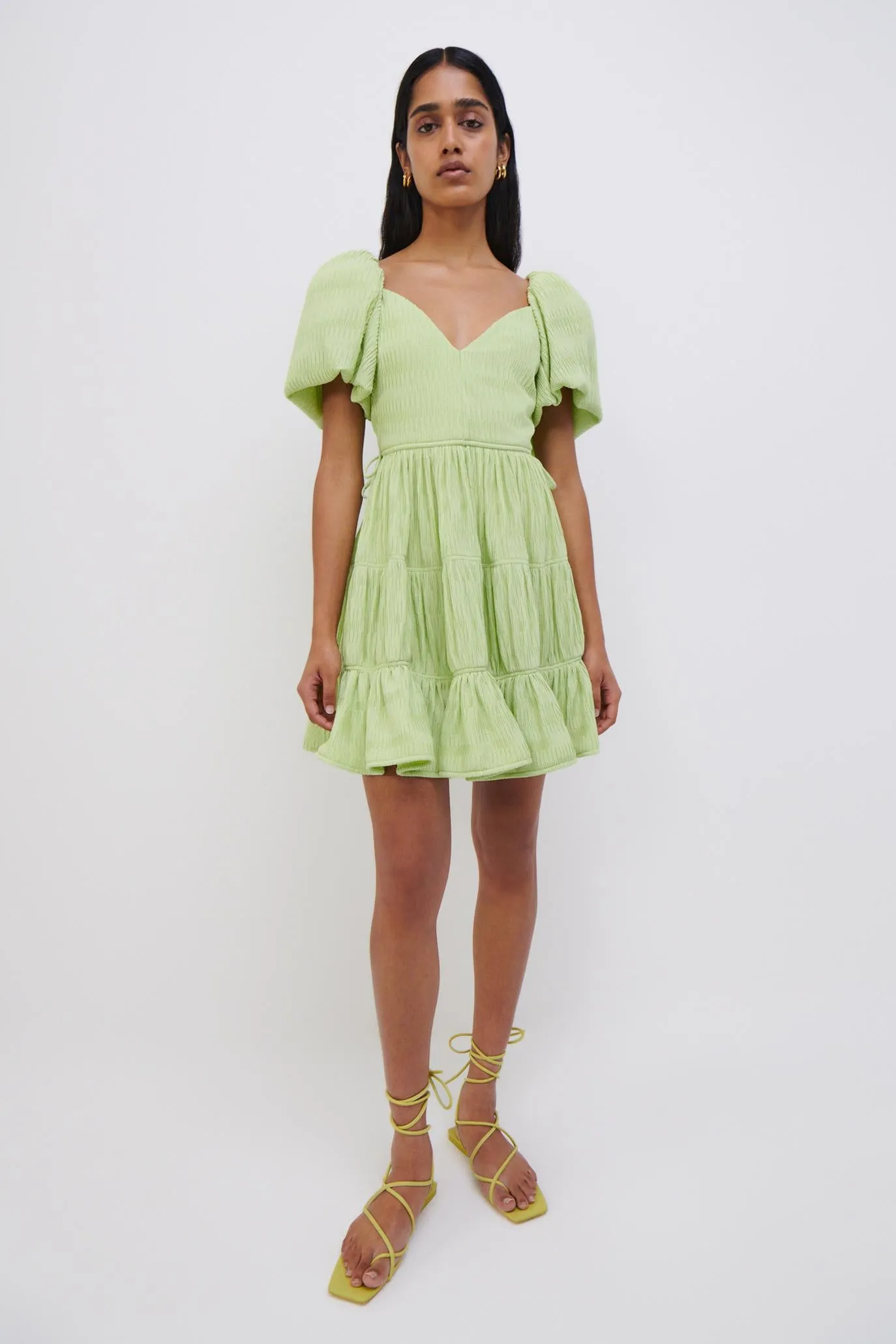 Cadence Plisse Mini Dress sold by Jonathan Simkhai product image thumbnail 4